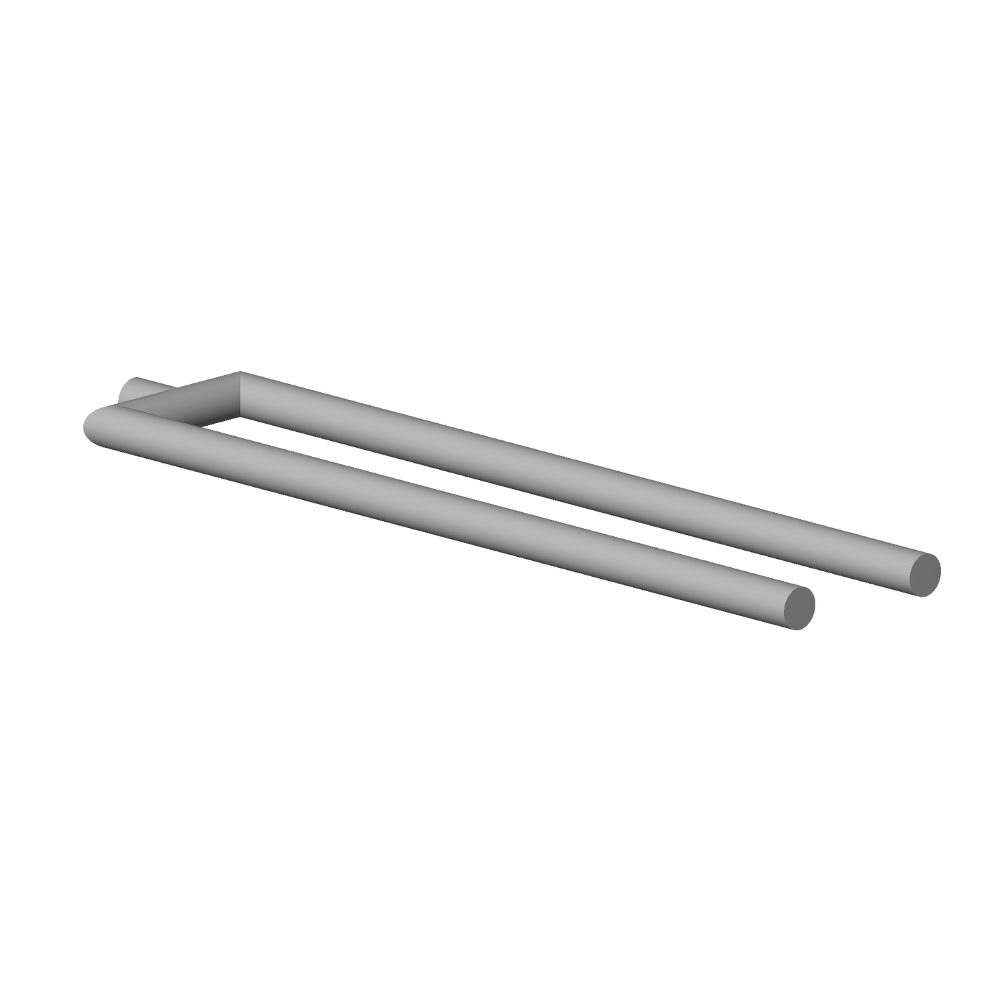 Dornbracht 90178955400 Holder For Double Towel Rack 92 X 21,5 X 419 MM