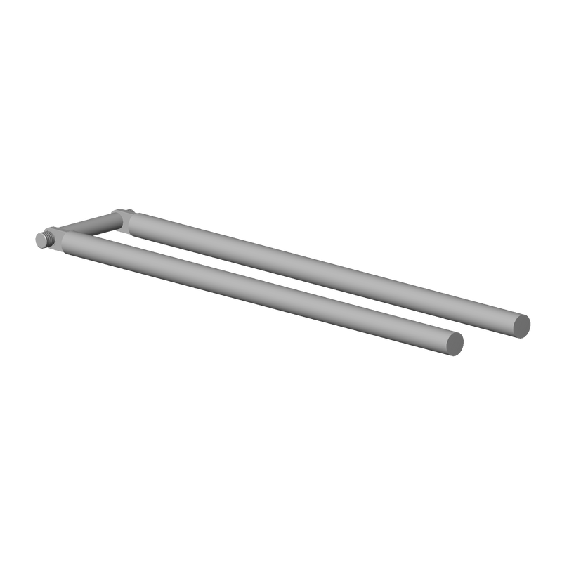 Dornbracht 90179255200-00 Holder Towel Holder Bar Two-Piece 520 X 115 X 75 Mm - Chrome
