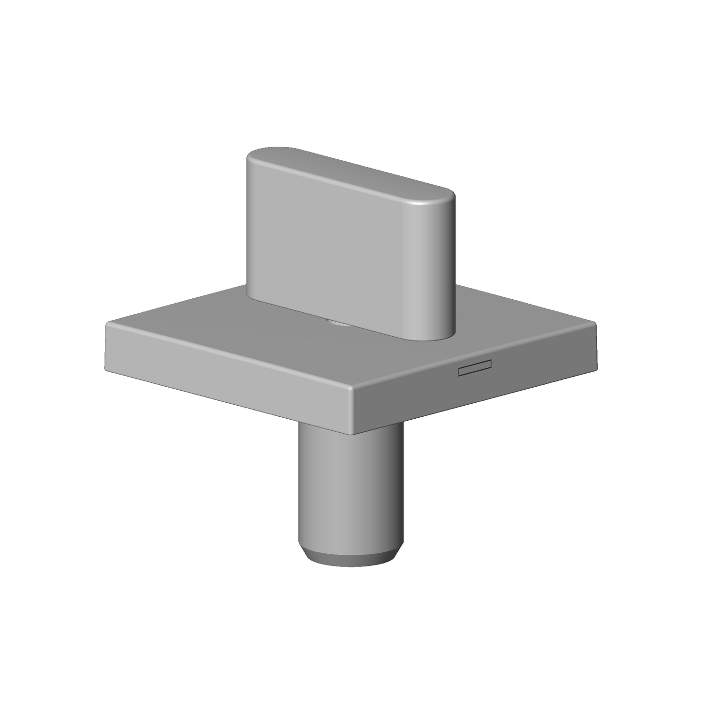 Dornbracht 90207005104 Handle For Bathtub Cold Oval Pure 60 X 60 X 40 MM