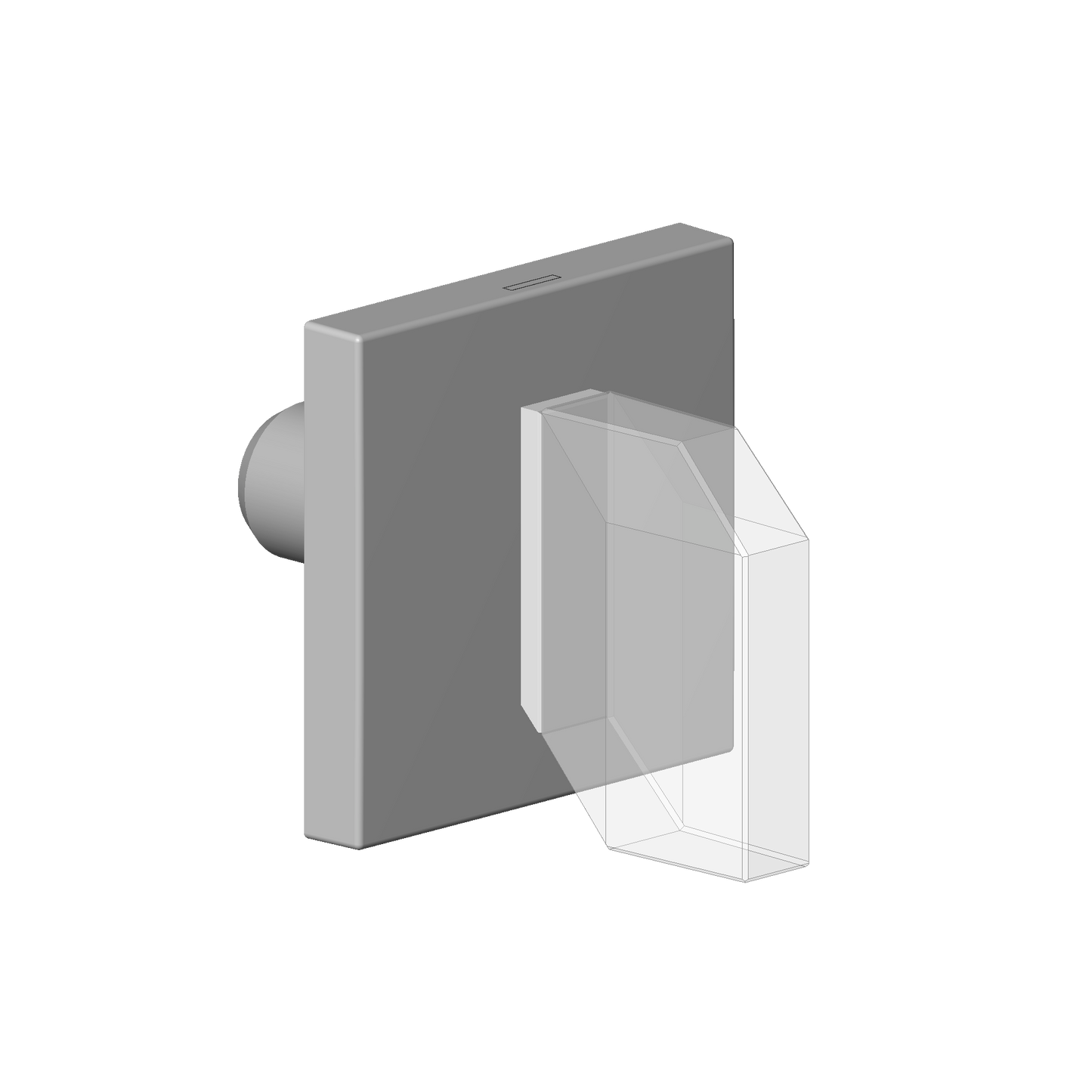 Dornbracht 90207006292 Handle (Cold) For Bathtub Rectangular, Transparent