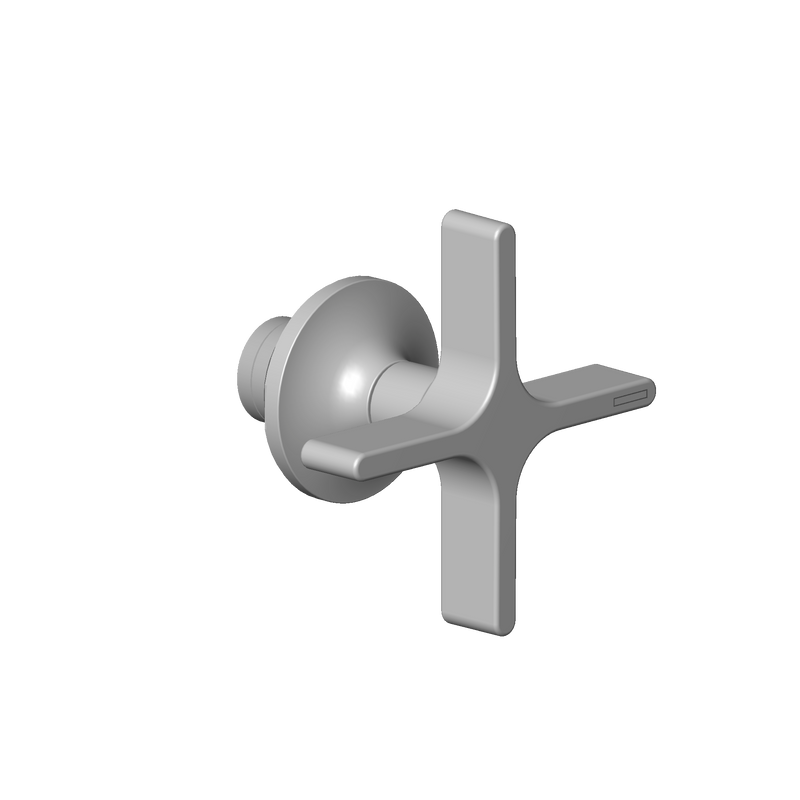 Dornbracht 90208001001 Handle For Shower / Bathtub Wall-Mounted Cold Ø 71 X 63 MM - Parent
