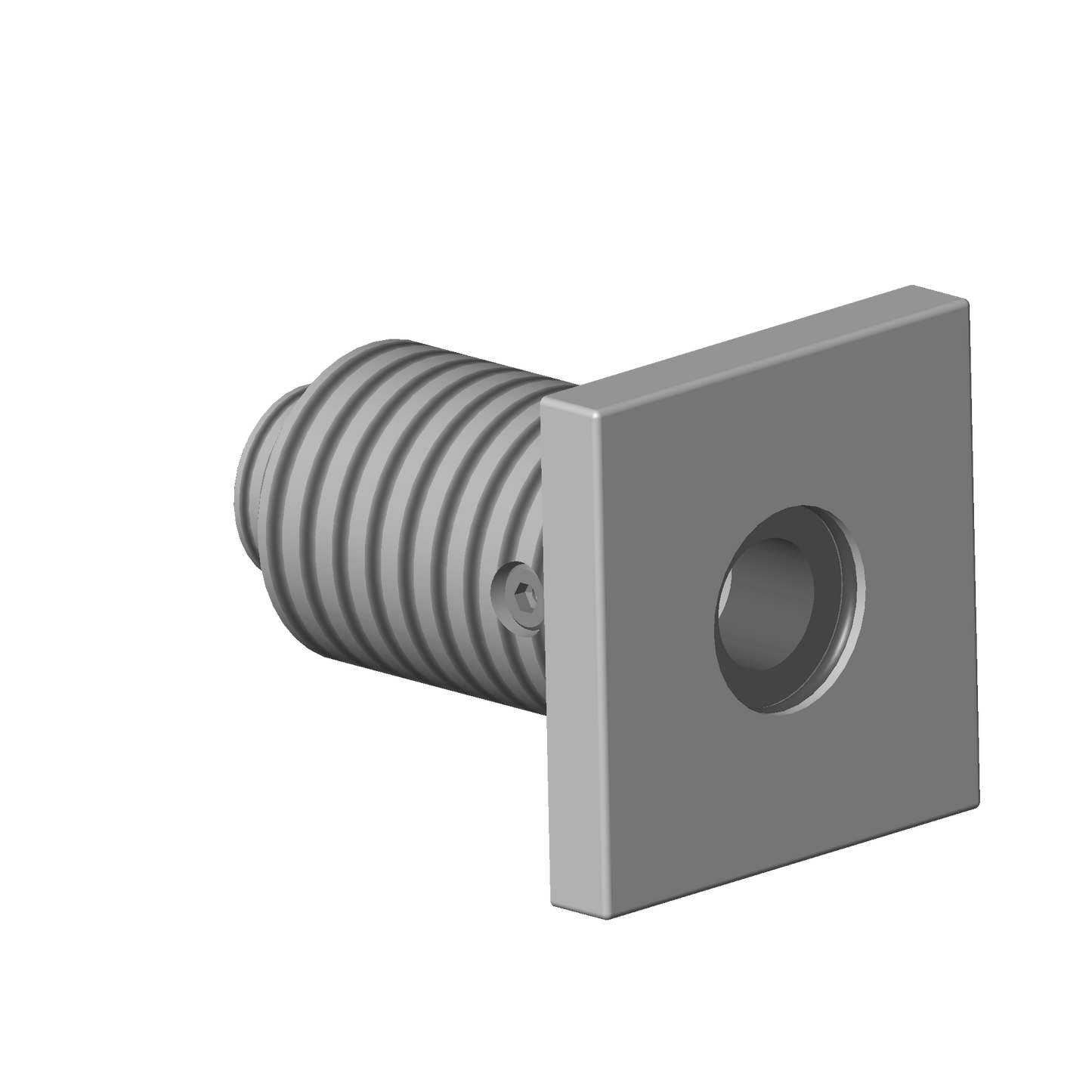 Dornbracht 90277802300 Threaded Shank With Spout Seals And Escutcheon 55 X 55 X 9 MM