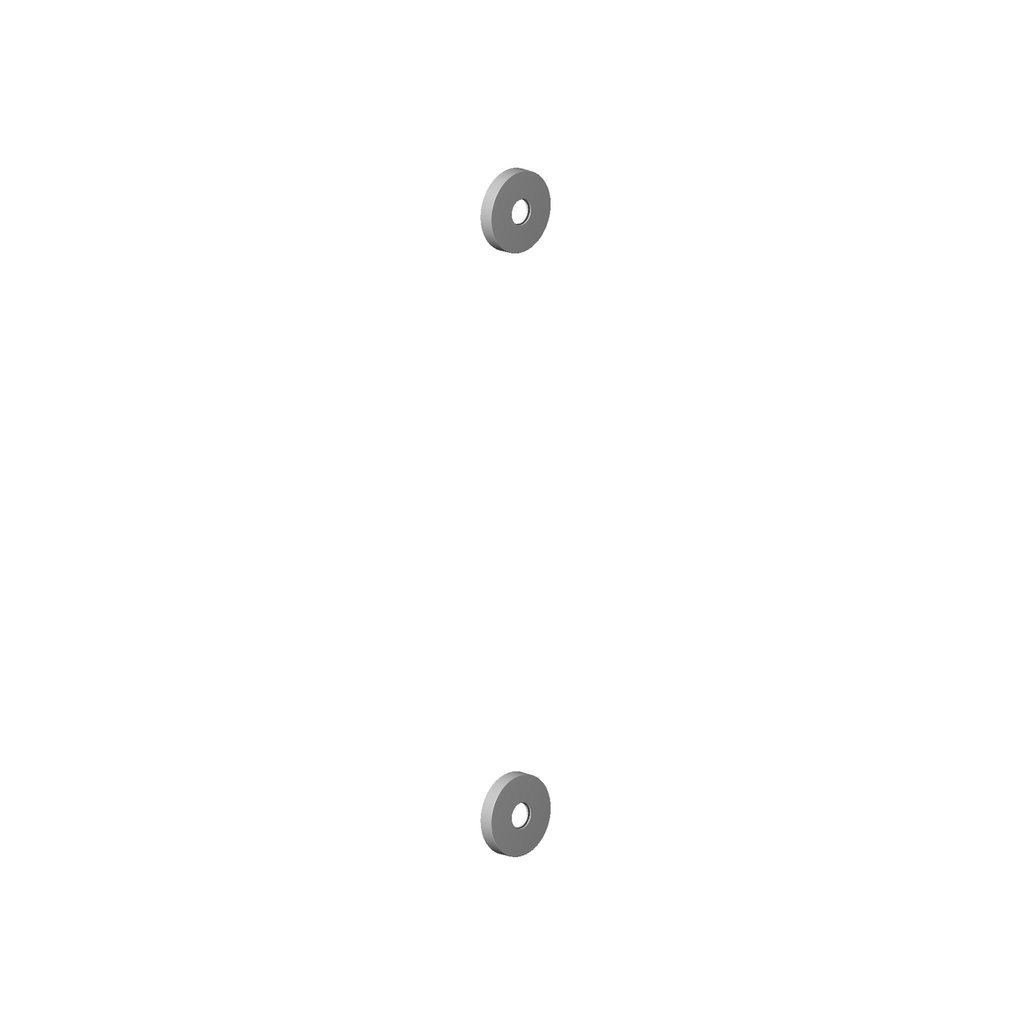 Dornbracht 90278302100 Escutcheon Push-On Cover Plate 1 Pair For Shower Pipe - Parent