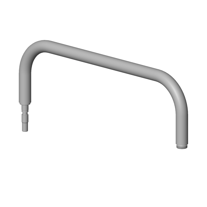Dornbracht 90282222801-00 Pipe Angular 32 X 204 X 481 Mm - Chrome