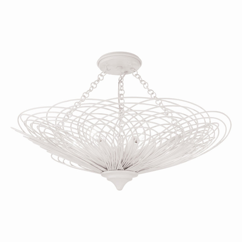 Crystorama DOR-B7706_CEILING Doral 6 Light Semi Flush Mount - Parent