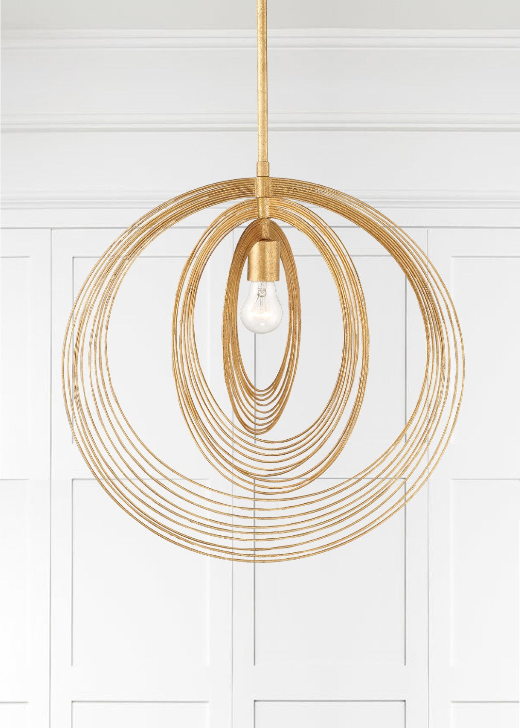Crystorama DOR-B7711 Doral 1 Light Pendant