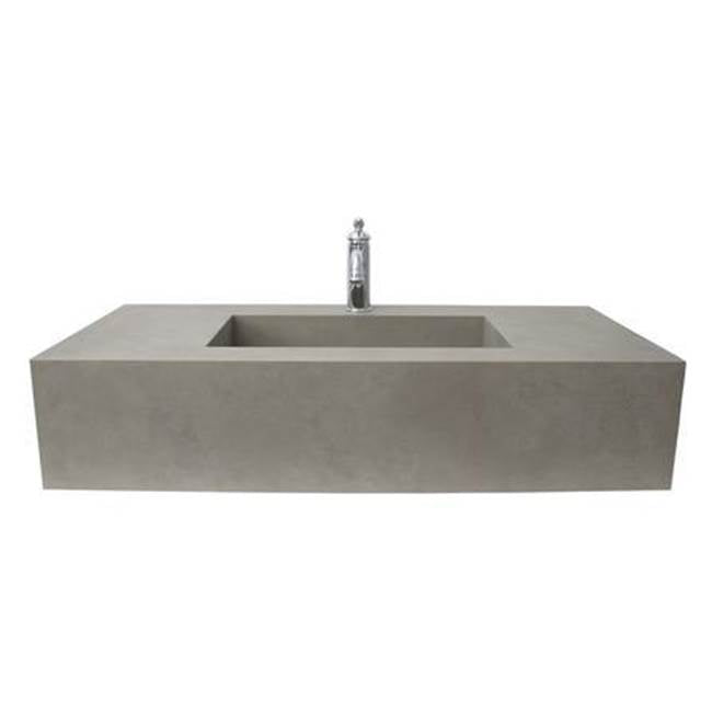 Barclay 5-631 Precious 40-5/8 Porcelain 1- Hole Wall Hung With Drain