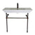 Barclay 963WH Opulence Console 39 - 1/2 Rectangle Bowl 1 - Hole
