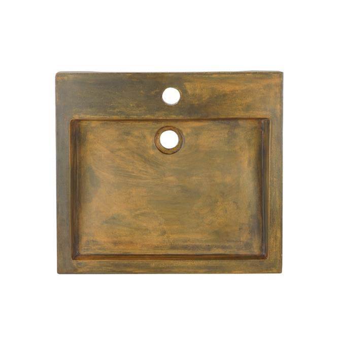 Barclay 5-323C Ewan Rect Cement Above Counter 1 Faucet Hole