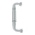 Deltana DP2574 Door Pull Without Rosette, 8