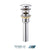 Tenzo DR-OF-01 Push Pop-Up Drain With Oveflow Round