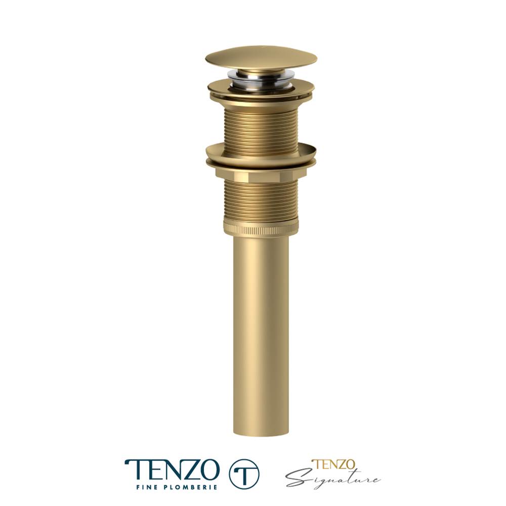 Tenzo DR-WOF-01 Push Pop-Up Drain Without Oveflow Round