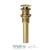 Tenzo DR-WOF-01 Push Pop-Up Drain Without Oveflow Round