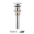 Tenzo DR-WOF-01 Push Pop-Up Drain Without Oveflow Round