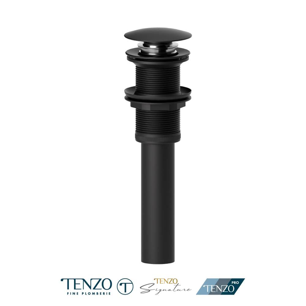 Tenzo DR-WOF-01 Push Pop-Up Drain Without Oveflow Round