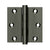 Deltana DSB3 3 x 3 Square Hinge