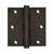 Deltana DSB35 3-1/2 x 3-1/2 Square Hinge - Parent