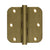 Deltana DSB35R5 3-1/2 x 3-1/2 x 5/8 Radius Hinges