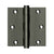 Deltana DSB35 3-1/2 x 3-1/2 Square Hinge