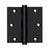 Deltana DSB35 3-1/2 x 3-1/2 Square Hinge