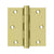 Deltana DSB35R 3-1/2 x 3-1/2 Square Hinge, Residential
