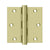 Deltana DSB35R 3-1/2 x 3-1/2 Square Hinge, Residential