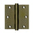 Deltana DSB35 3-1/2 x 3-1/2 Square Hinge