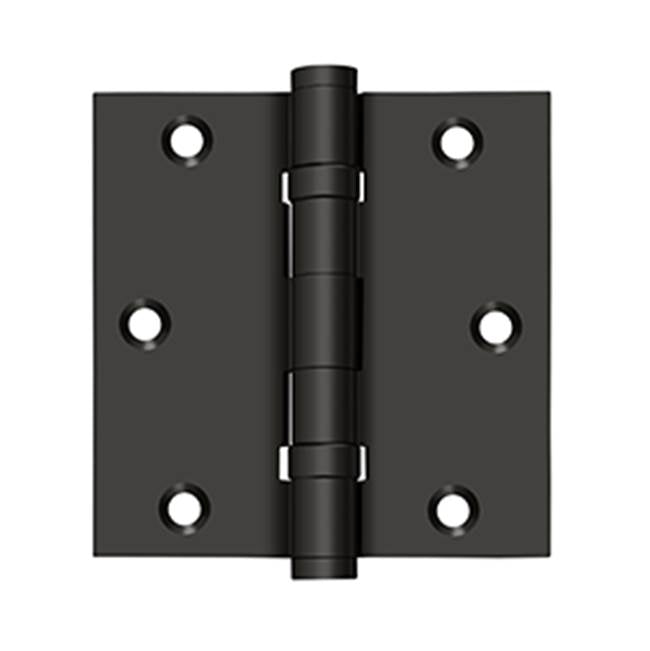 Deltana S35BBUR 3-1/2 x 3-1/2 Square Hinge, Ball Bearing
