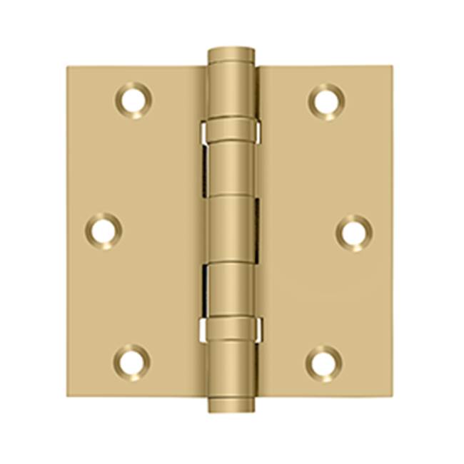 Deltana S35BBUR 3-1/2 x 3-1/2 Square Hinge, Ball Bearing