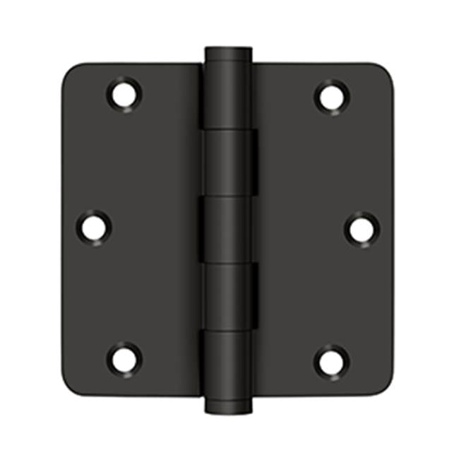Deltana DSB35R4R 3-1/2 x 3-1/2 x 1/4 Radius Hinge, Residential