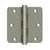 Deltana DSB35R4 3-1/2 x 3-1/2 x 1/4 Radius Hinges