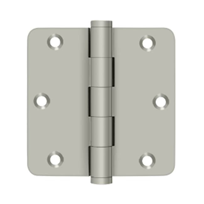 Deltana DSB35R4R 3-1/2 x 3-1/2 x 1/4 Radius Hinge, Residential