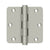 Deltana DSB35R4R 3-1/2 x 3-1/2 x 1/4 Radius Hinge, Residential