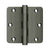 Deltana DSB35R4 3-1/2 x 3-1/2 x 1/4 Radius Hinges