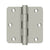 Deltana DSB35R4 3-1/2 x 3-1/2 x 1/4 Radius Hinges