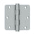 Deltana DSB35R4R 3-1/2 x 3-1/2 x 1/4 Radius Hinge, Residential