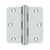 Deltana DSB35R4 3-1/2 x 3-1/2 x 1/4 Radius Hinges