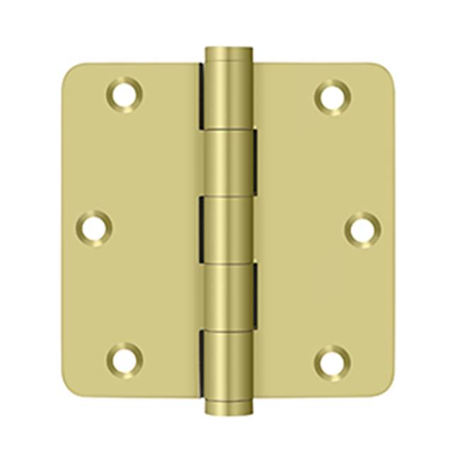 Deltana DSB35R4R 3-1/2 x 3-1/2 x 1/4 Radius Hinge, Residential