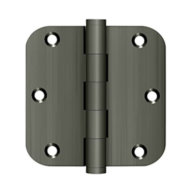 Deltana DSB35R5R 3-1/2 x 3-1/2 x 5/8 Radius Hinge, Residential