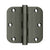 Deltana DSB35R5R 3-1/2 x 3-1/2 x 5/8 Radius Hinge, Residential