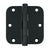 Deltana DSB35R5R 3-1/2 x 3-1/2 x 5/8 Radius Hinge, Residential
