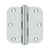 Deltana DSB35R5R 3-1/2 x 3-1/2 x 5/8 Radius Hinge, Residential