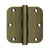 Deltana DSB35R5R 3-1/2 x 3-1/2 x 5/8 Radius Hinge, Residential