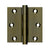 Deltana DSB3 3 x 3 Square Hinge