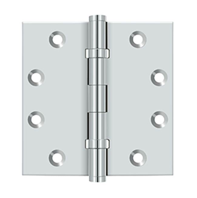 Deltana DSB45B 4-1/2 x 4-1/2 Square Hinges, Ball Bearings