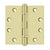 Deltana DSB45B 4-1/2 x 4-1/2 Square Hinges, Ball Bearings