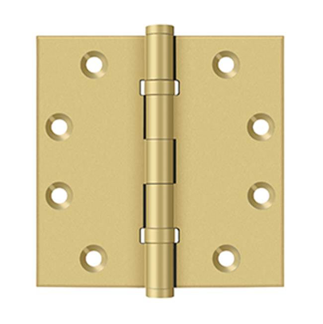 Deltana DSB45B 4-1/2 x 4-1/2 Square Hinges, Ball Bearings
