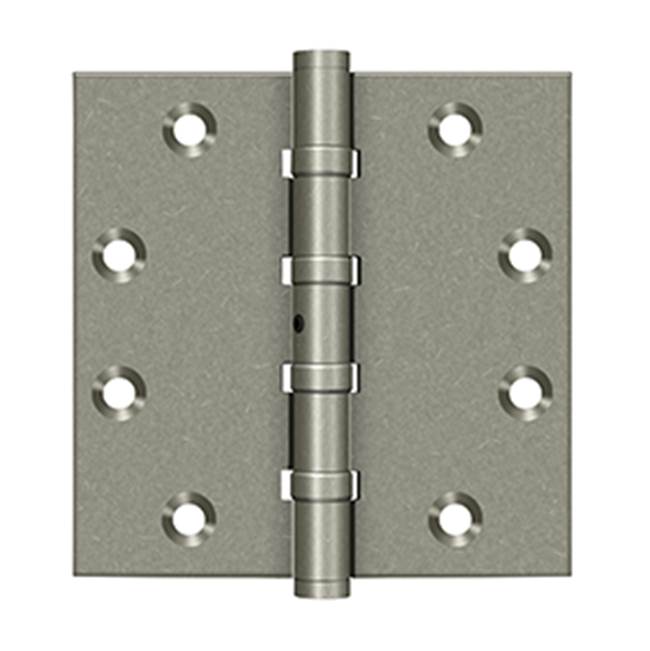 Deltana DSB45NB 4-1/2 x 4-1/2 Square Hinges, Ball Bearings