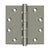 Deltana DSB45NB 4-1/2 x 4-1/2 Square Hinges, Ball Bearings