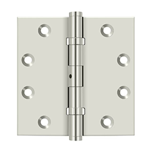Deltana DSB45NB 4-1/2 x 4-1/2 Square Hinges, Ball Bearings